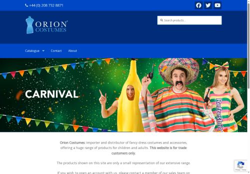 orion-costume.co.uk capture - 2025-07-16 10:10:44