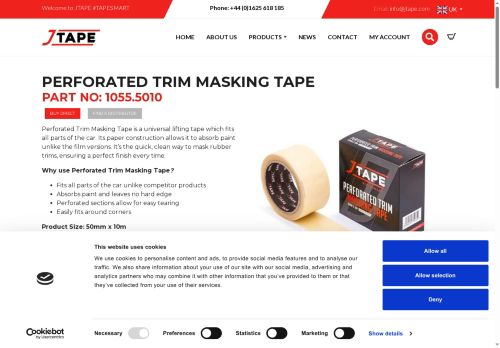 perforatedtrimmaskingtape.co.uk capture - 2025-07-16 10:56:50