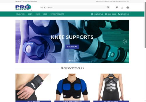 proline-supports.co.uk capture - 2025-07-16 12:32:07