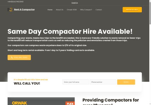 rentacompactor.co.uk capture - 2025-07-16 13:38:17