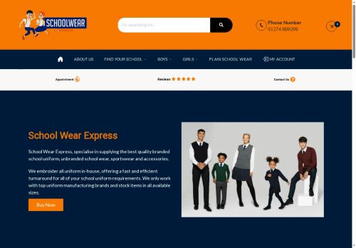 schoolwearexpress.co.uk capture - 2025-07-16 15:12:56