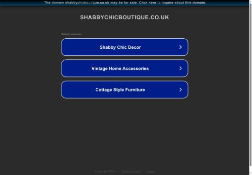 shabbychicboutique.co.uk capture - 2025-07-16 15:46:14