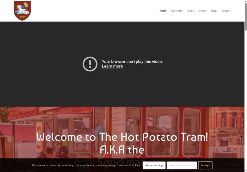 thehotpotatotram.co.uk capture - 2025-07-16 19:15:42