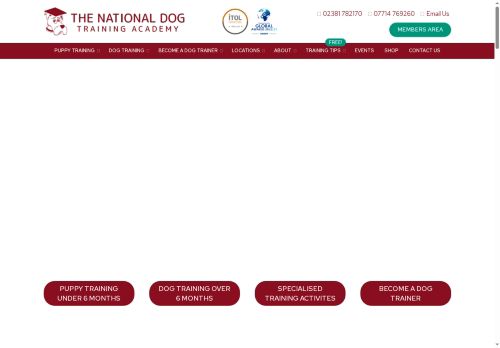 thenationaldogtrainingschool.uk capture - 2025-07-16 19:25:50