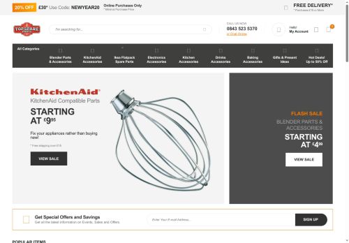 topspareparts.co.uk capture - 2025-07-16 20:11:19