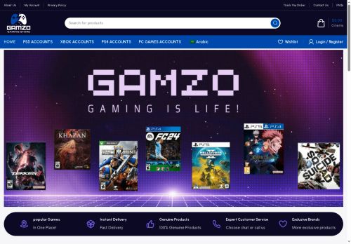 gamzo.store capture - 2025-07-16 22:42:05