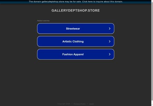 gallerydeptshop.store capture - 2025-07-17 01:42:49