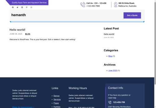 hemanthkumarpolineni.tech capture - 2025-07-17 12:05:16