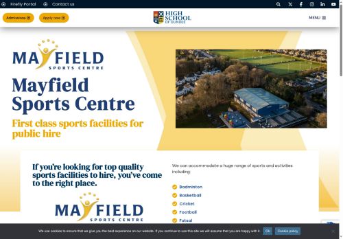 mayfieldsportscentre.co.uk capture - 2025-07-18 00:33:07