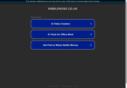 nibblenose.co.uk capture - 2025-07-18 00:47:21