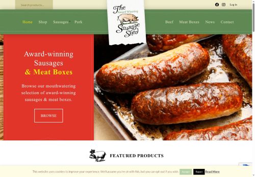 sausageshed.co.uk capture - 2025-07-18 01:33:21