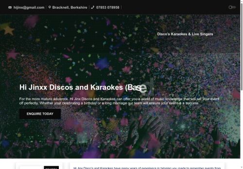 hijinxdiscosandkaraokes.co.uk capture - 2025-07-18 05:15:25