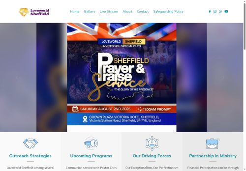loveworldsheffield.uk capture - 2025-07-18 05:19:35