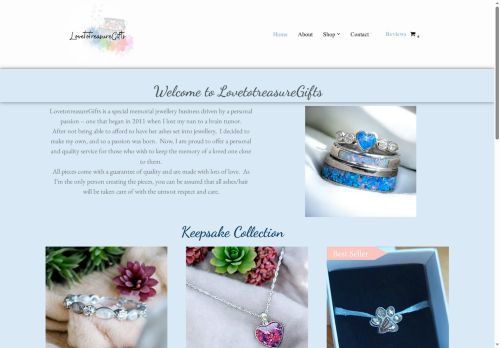 lovetotreasuregifts.uk capture - 2025-07-18 06:06:42