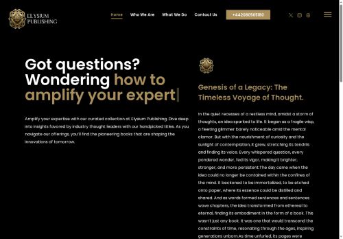 elysiumpublishing.co.uk capture - 2025-07-18 07:24:35