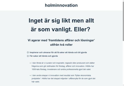 holminnovation.se capture - 2025-07-18 14:38:25