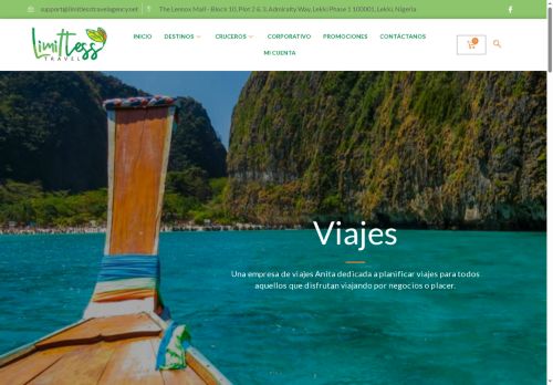 limitlesstravelagency.net capture - 2025-07-19 03:14:34