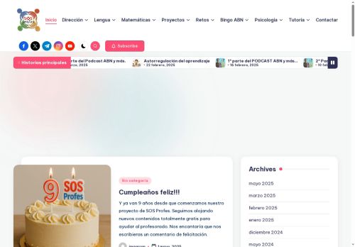 sosprofes.net capture - 2025-07-19 04:44:05