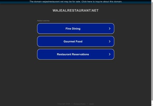 wajealrestaurant.net capture - 2025-07-19 08:26:10