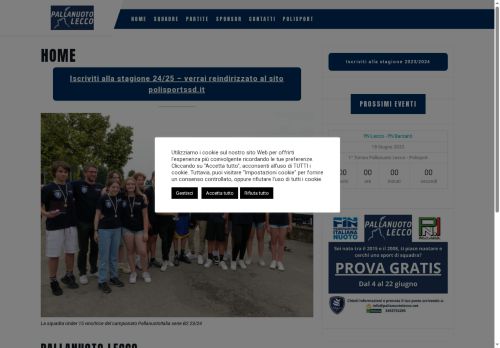 pallanuotolecco.net capture - 2025-07-19 09:48:46