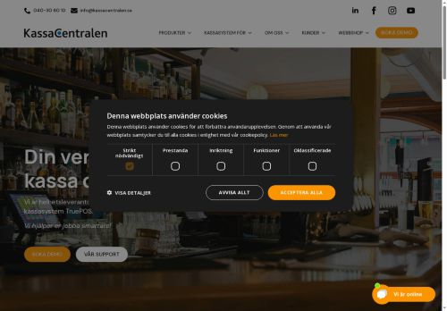 kassacentralen.net capture - 2025-07-19 15:33:03