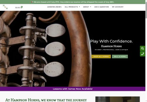 hampsonhorns.net capture - 2025-07-19 16:12:06