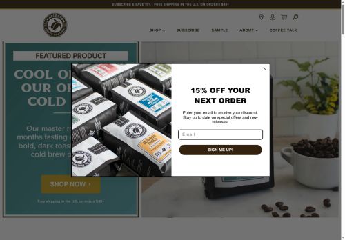 charlestoncoffeeroasters.net capture - 2025-07-19 16:32:03