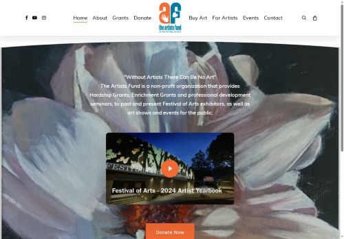 theartistsfund-foa.net capture - 2025-07-19 19:28:52