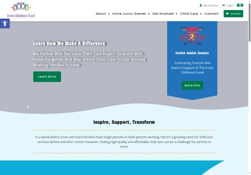 irvinechildrensfund.net capture - 2025-07-19 21:23:47