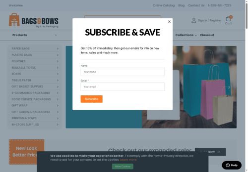 bagsnbows.net capture - 2025-07-19 22:20:19