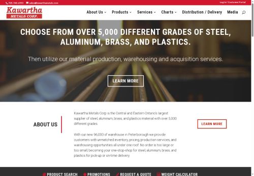 kawarthametals.net capture - 2025-07-19 22:46:43