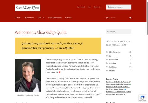 aliceridgequilts.net capture - 2025-07-19 23:11:49