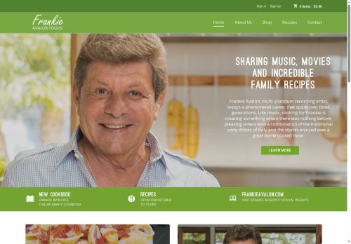 frankieavalonfoods.net capture - 2025-07-19 23:15:36