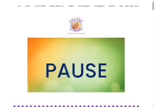 pauseforinspiration.net capture - 2025-07-20 01:39:36