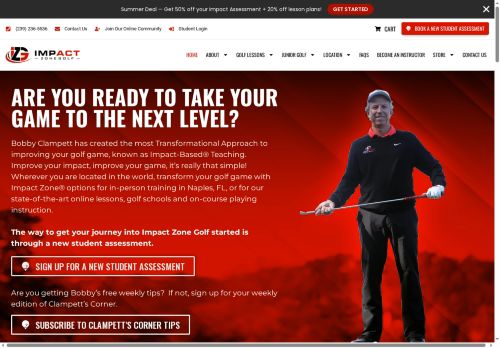 impactzonegolf.net capture - 2025-07-20 03:02:31
