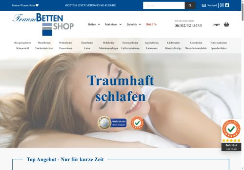 traumbetten-shop.net capture - 2025-07-20 04:34:50