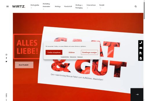 wirtz-druck.net capture - 2025-07-20 08:27:49
