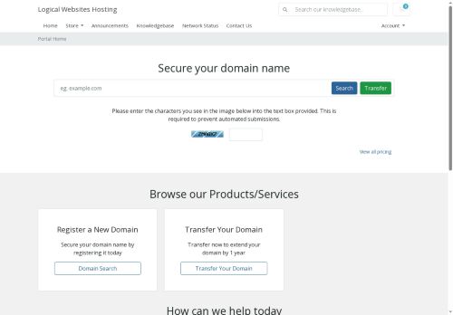 logicalwebsiteshosting.net capture - 2025-07-20 08:39:48