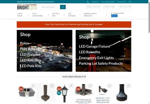 parkinglotlightpoles.net capture - 2025-07-20 09:00:54
