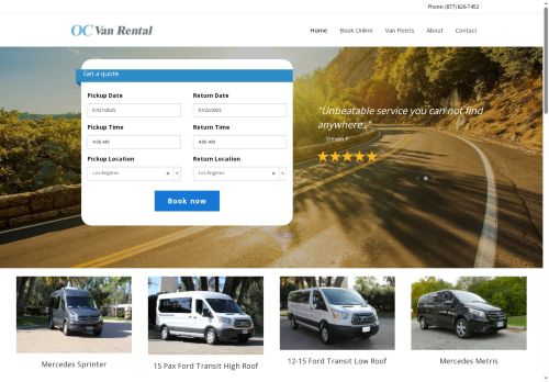 orangecountyvanrental.net capture - 2025-07-20 09:31:09