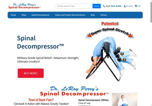 spinaldecompresser.net capture - 2025-07-20 09:52:02