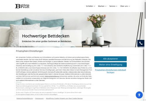 dasbettenhaus.net capture - 2025-07-20 09:58:23