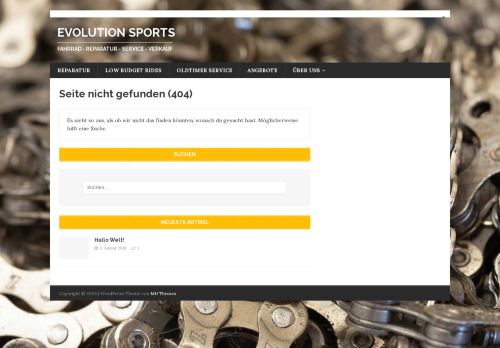 evolutionsports.net capture - 2025-07-20 10:38:42