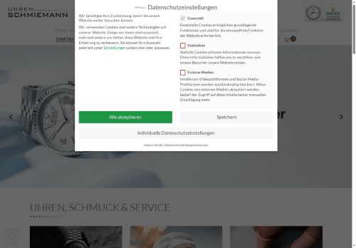 schmiemann-uhren.net capture - 2025-07-20 11:18:42