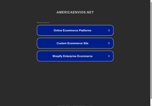 americaenvios.net capture - 2025-07-20 11:20:04