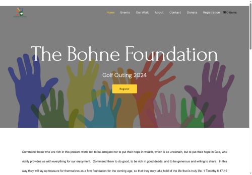 bohnefoundation.net capture - 2025-07-20 11:48:12