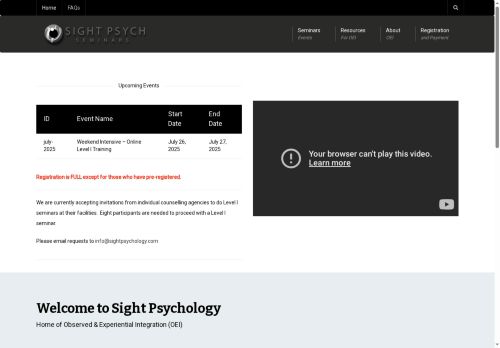 sightpsychology.net capture - 2025-07-20 11:48:58