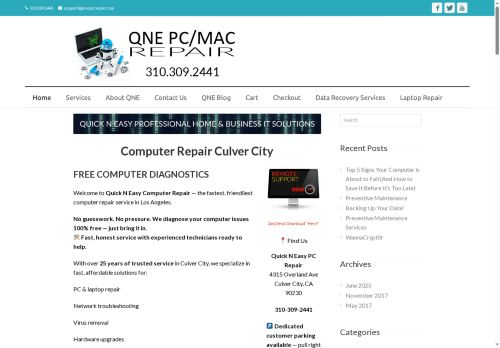 quickneasypcrepair.net capture - 2025-07-20 16:29:18
