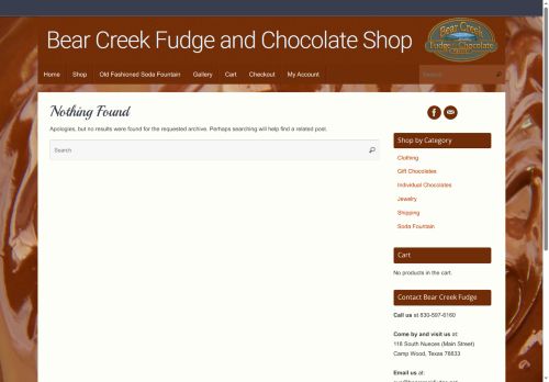 bearcreekfudge.net capture - 2025-07-20 16:51:17