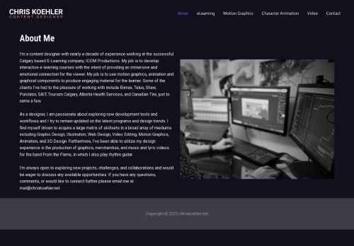 chriskoehler.net capture - 2025-07-20 18:46:58